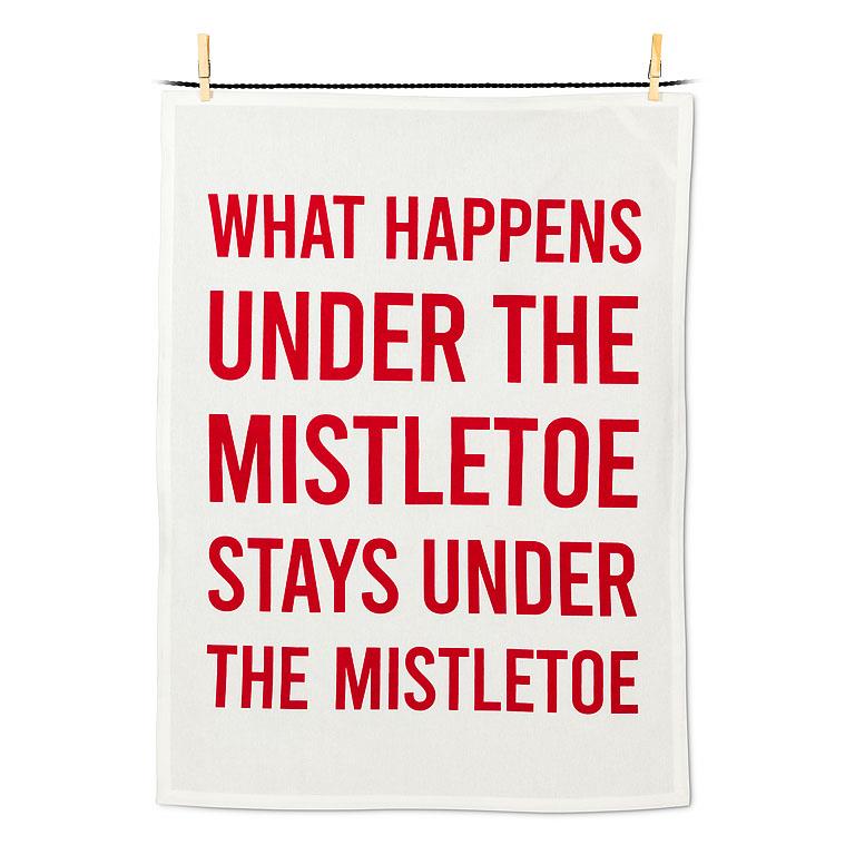 TEA TOWEL - CHEEKY CHRISTMAS TEXTS