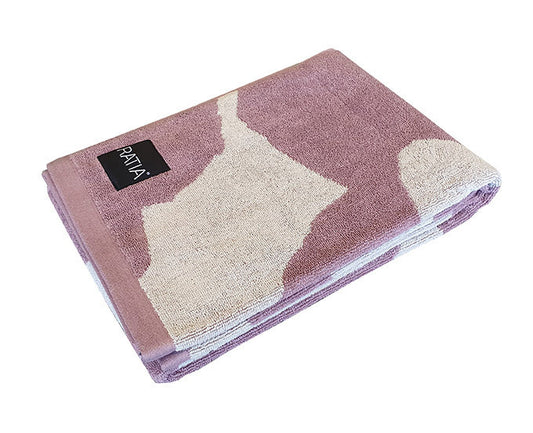 RATIA BATH TOWEL CITY BLOSSOM, MAUVE/BONE (70x140cm)