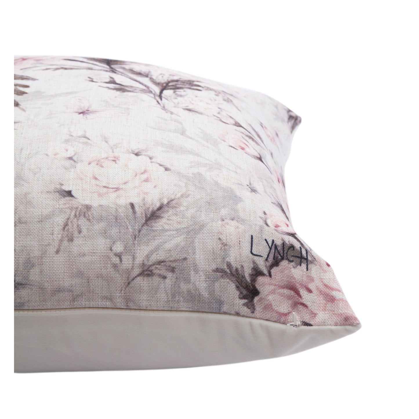 PILLOW CLEO 20x20" - LINEN FLOWER PRINT